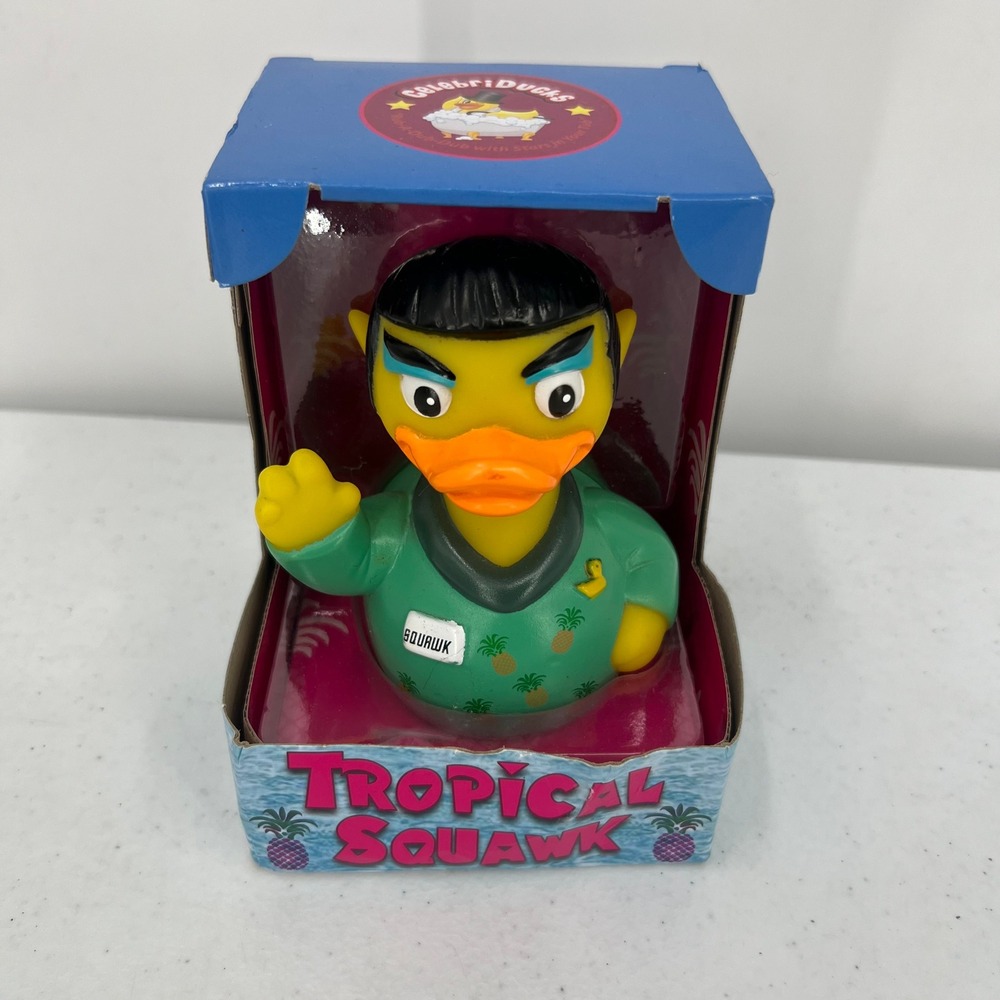 CelebriDucks Tropical Squawk Spock Parody Rubber Duck Sci-Fi Collectible 2021